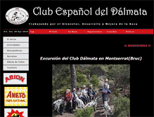 Tablet Screenshot of clubdalmata.com